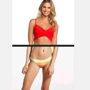 NWT La Blanca & Wildfox Bikini Top/ Bottom